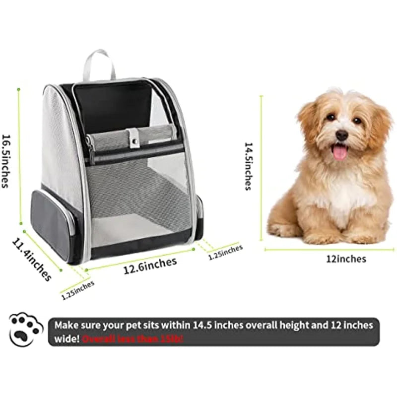 Innovative Travel Bubble Backpack, Pet Carriers for Cats and Dogs